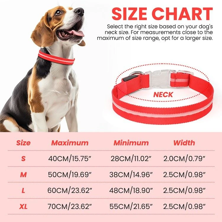 Lighted Dog Collars For Small Dogs high quality